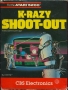 Atari  5200  -  K-razy Shootout (1982) (CBS) (U)